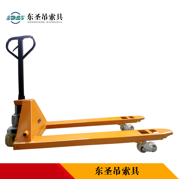 手動(dòng)液壓車(chē)整機(jī)側(cè)面--河北東圣吊索具制造有限公司