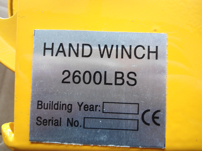 2600LBS手動(dòng)絞盤(pán)--河北東圣吊索具制造有限公司--小型攪拌機(jī)|石材夾具|液壓堆高車(chē)|手動(dòng)叉車(chē)